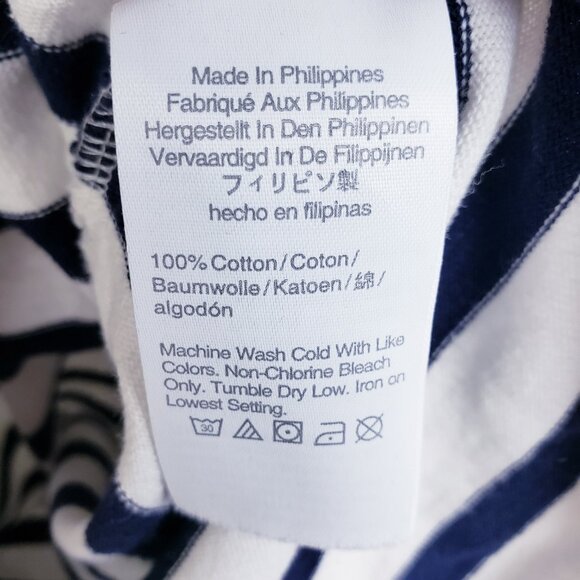 J Crew Classic Mariner Boatneck T-shirt in Stripe BF359 size 3X Nautical Preppy - Picture 13 of 16